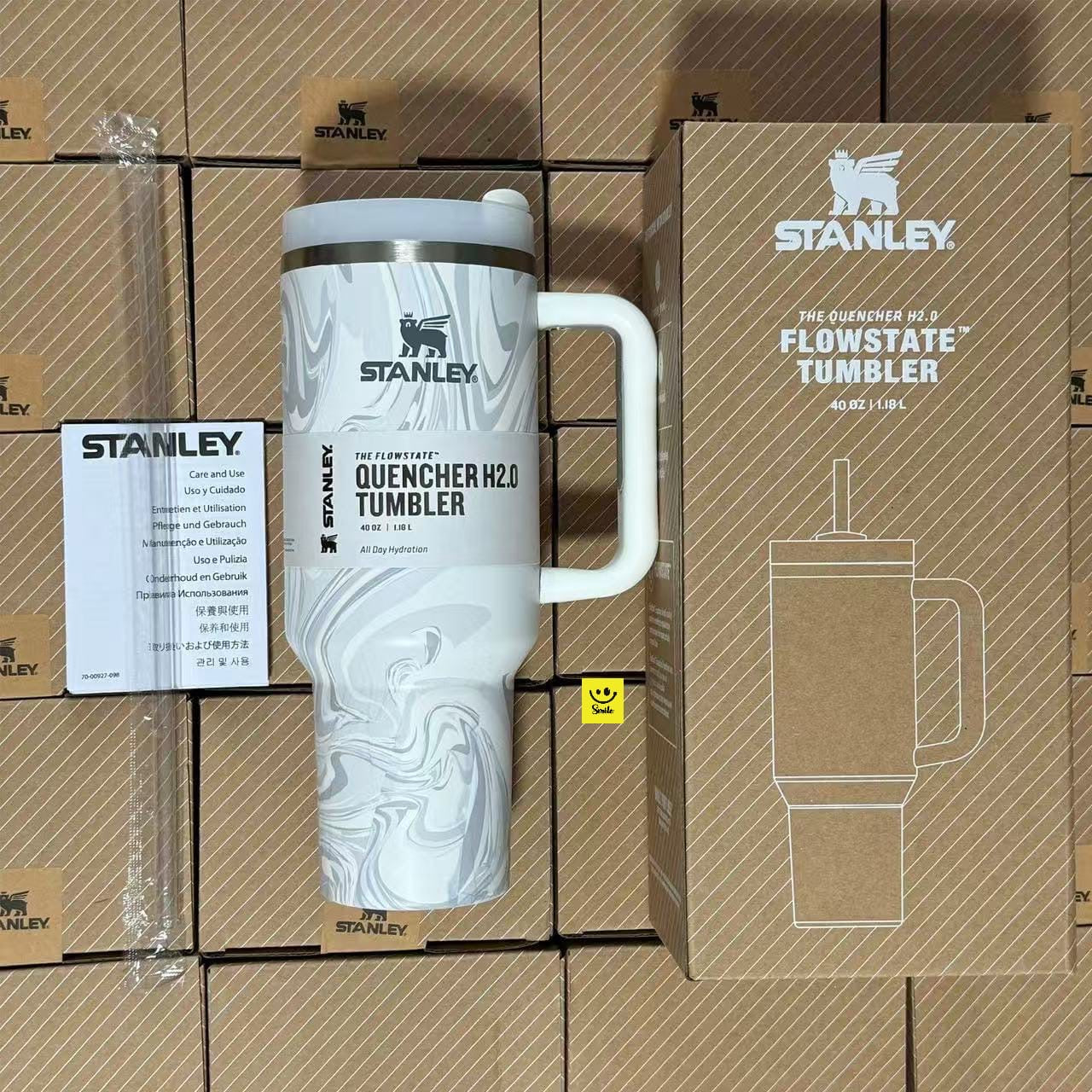 Swirl Marble Stanley The Quencher H2.0 Flowstate™ Tumbler | 1.18L (40oz) | All Day Hydration