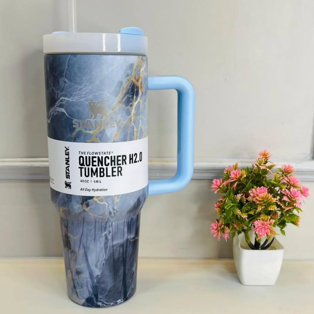 Swirl Marble Stanley The Quencher H2.0 Flowstate™ Tumbler | 1.18L (40oz) | All Day Hydration