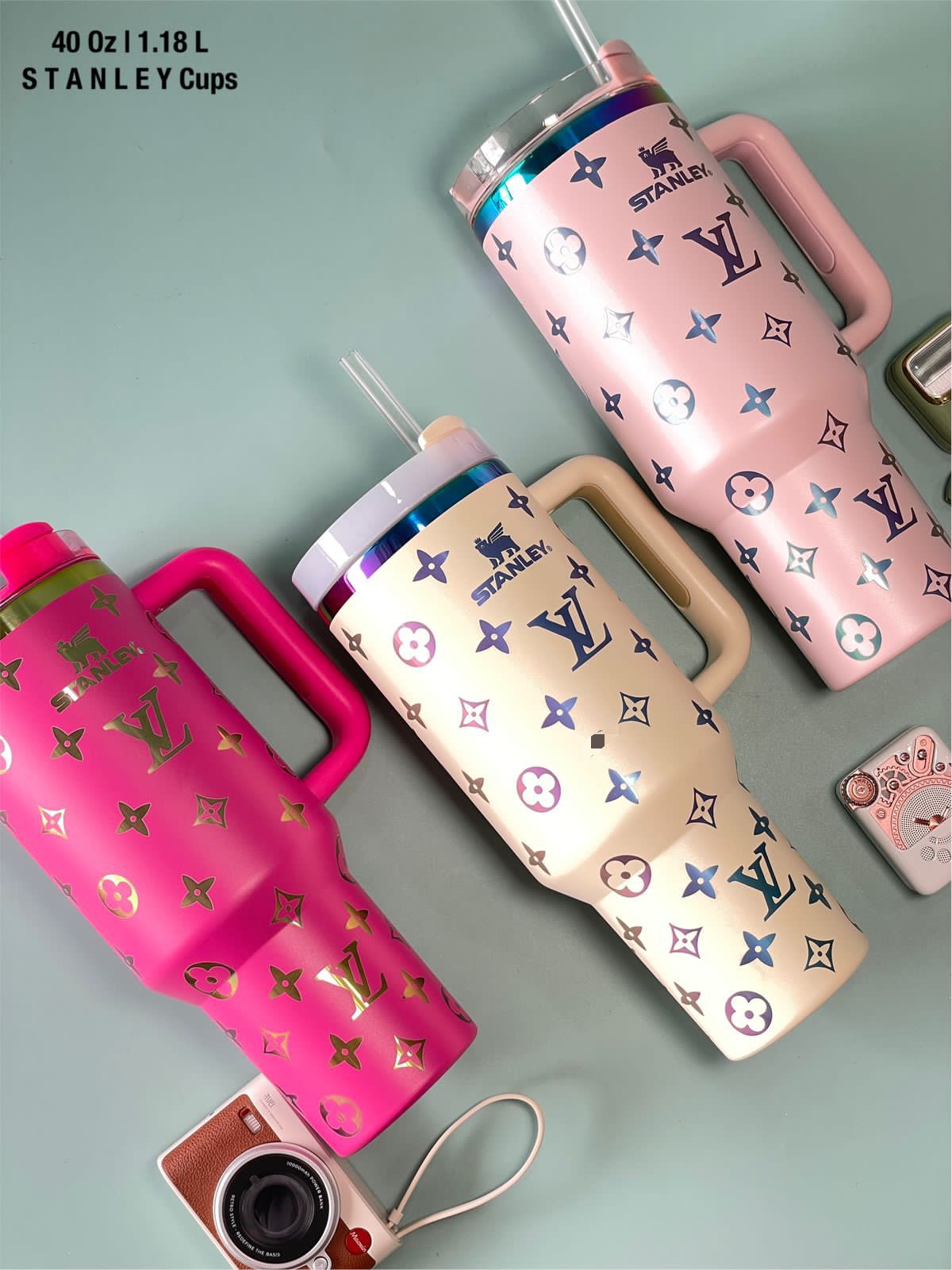 LV x Stanley Amazing Insulated Tumbler with Lid & Straw