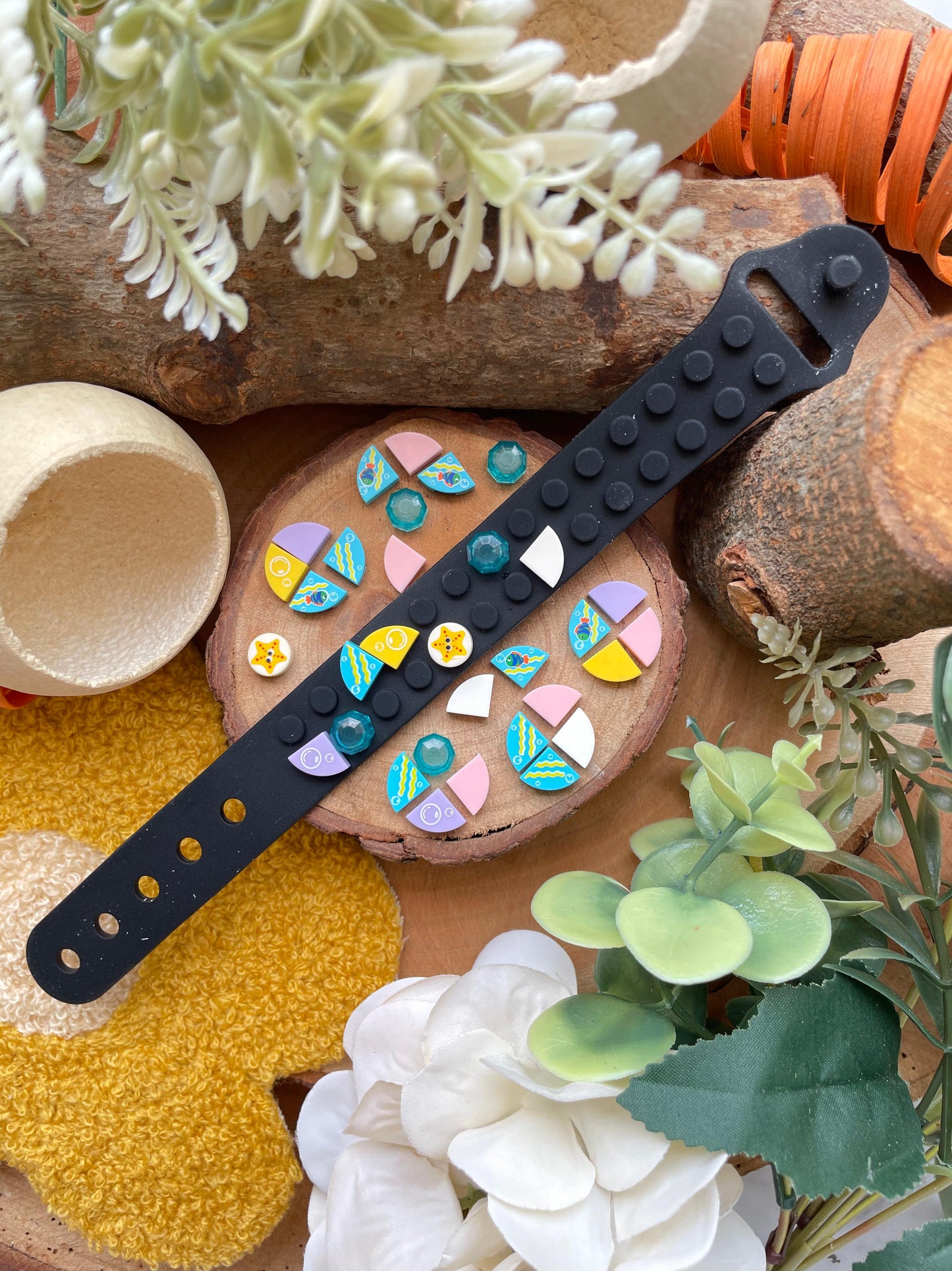 π Colourful Puzzle Lego Wrist Band Rakhi β Limited Edition Silicone Rakhi for Kids