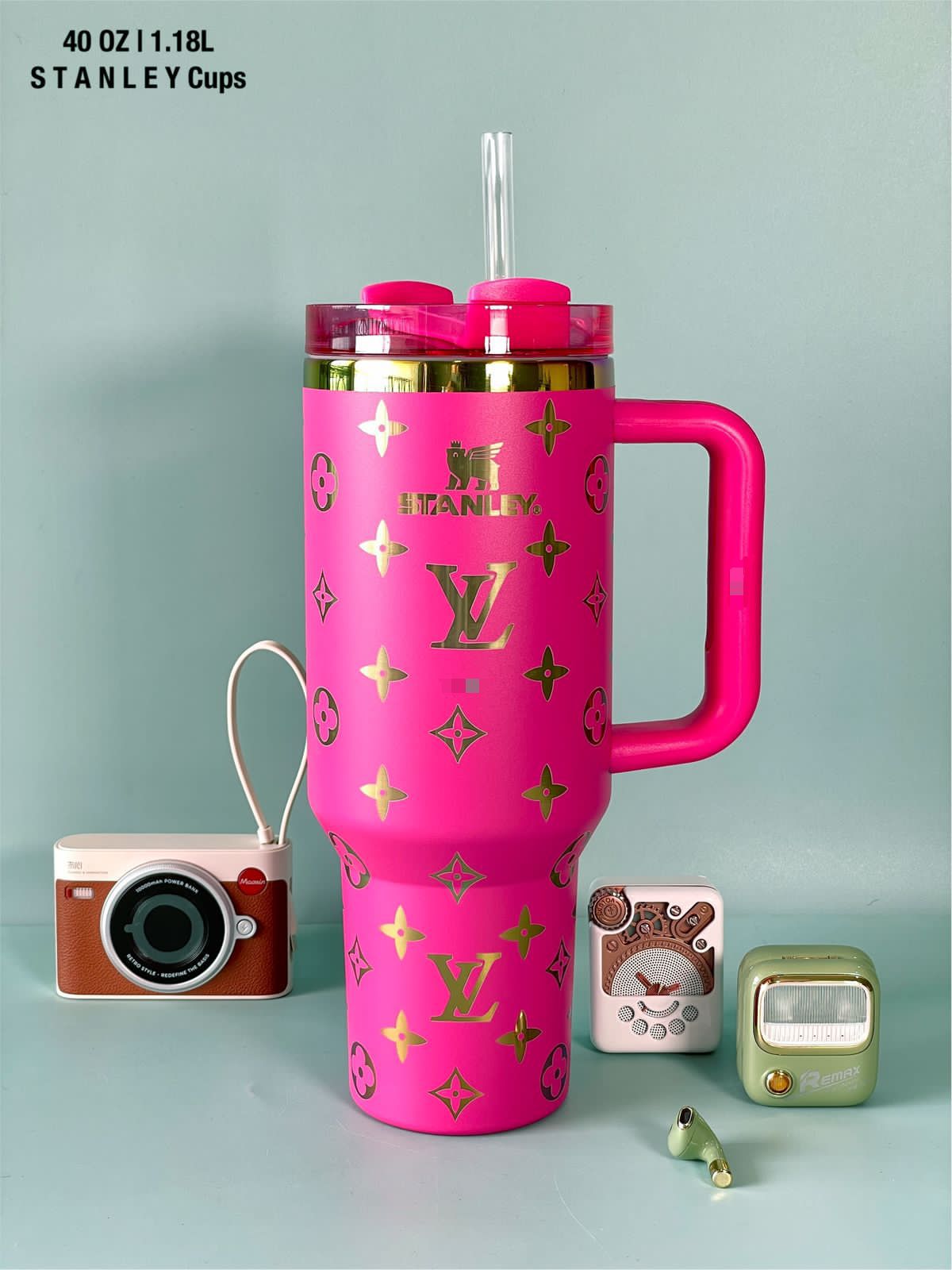 LV x Stanley Amazing Insulated Tumbler with Lid & Straw