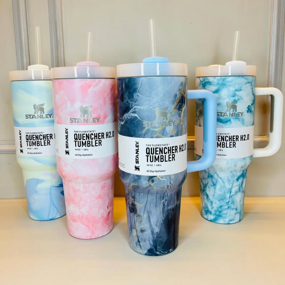 Swirl Marble Stanley The Quencher H2.0 Flowstate™ Tumbler | 1.18L (40oz) | All Day Hydration