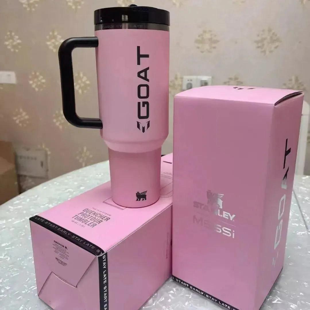 Stanley Style 40 oz ProTour Leakproof Tumbler β Messi Edition | GOAT Series Water Bottle with Straw (1.18 L)