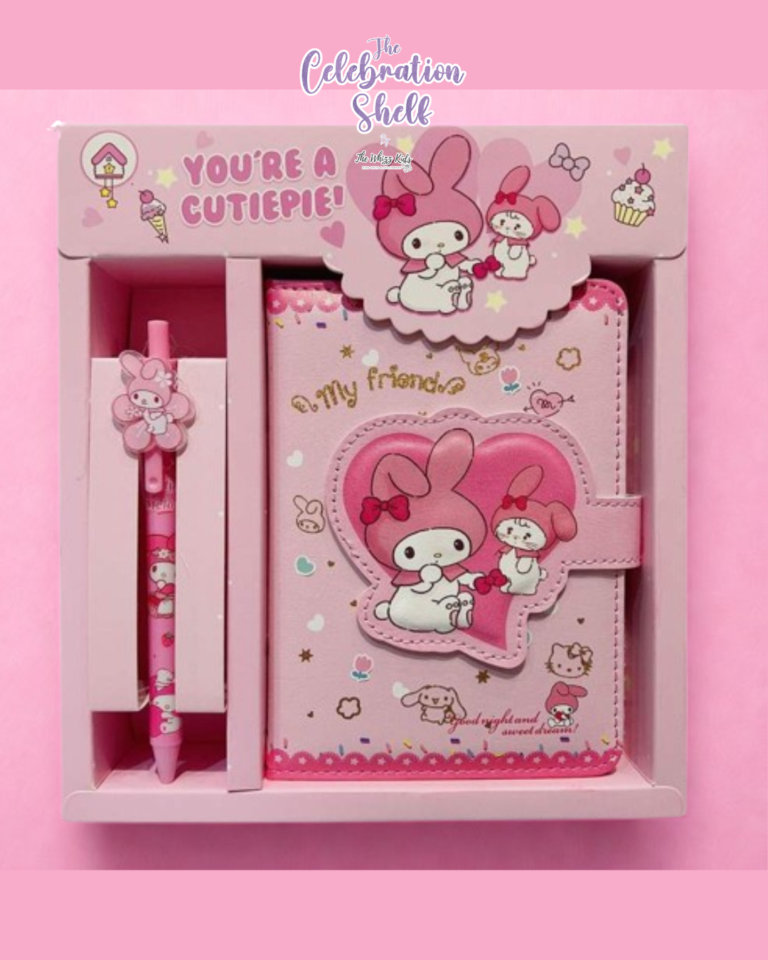 Sanrio My Melody Gift Hamper for Girls | Rakhi Special Kids Hamper 2025 | Kawaii Stationery & DIY Set (Limited Edition)