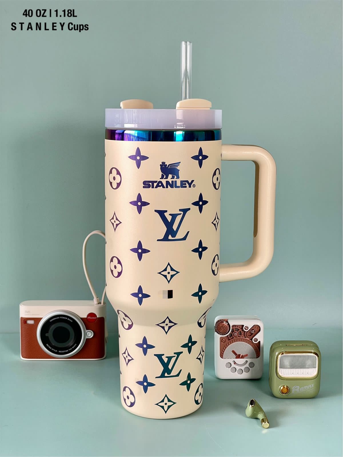 LV x Stanley Amazing Insulated Tumbler with Lid & Straw