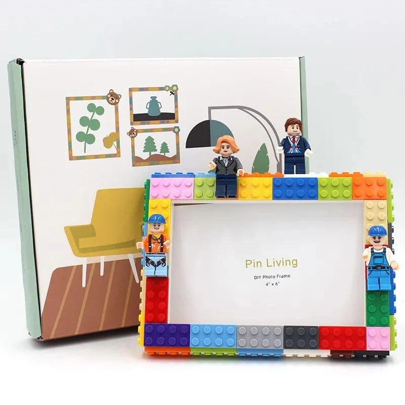 DIY Lego Building Block Frame Gift Set