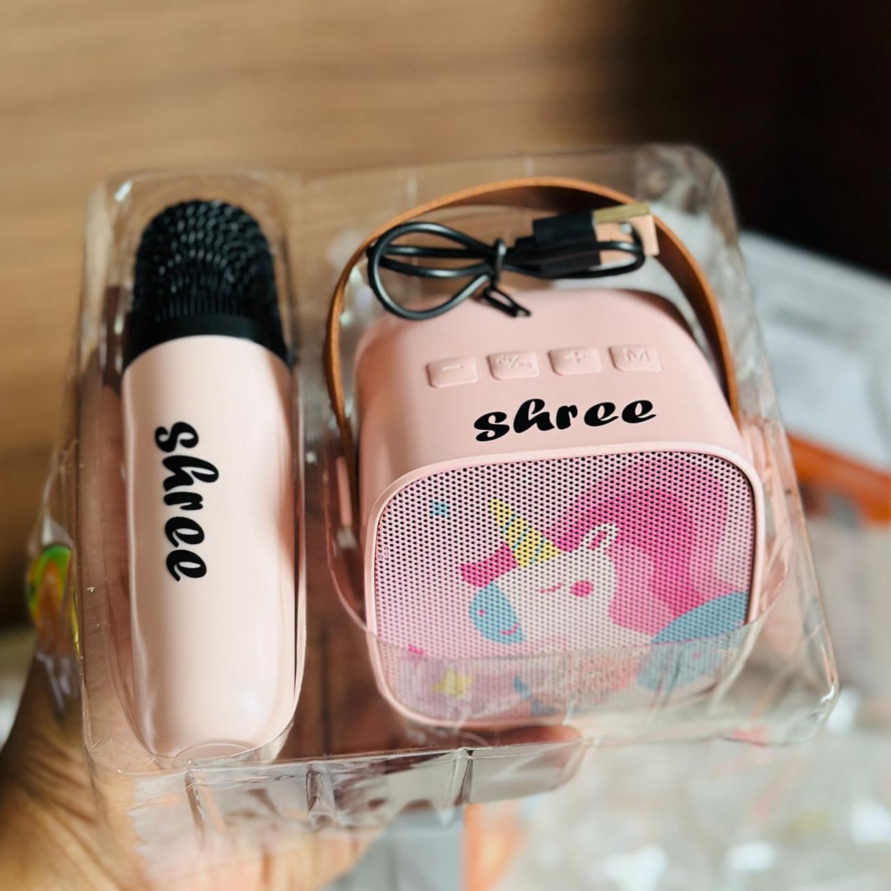 Themed Karaoke Speaker with Mic