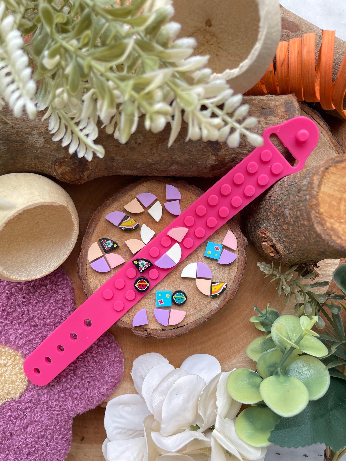 π Colourful Puzzle Lego Wrist Band Rakhi β Limited Edition Silicone Rakhi for Kids