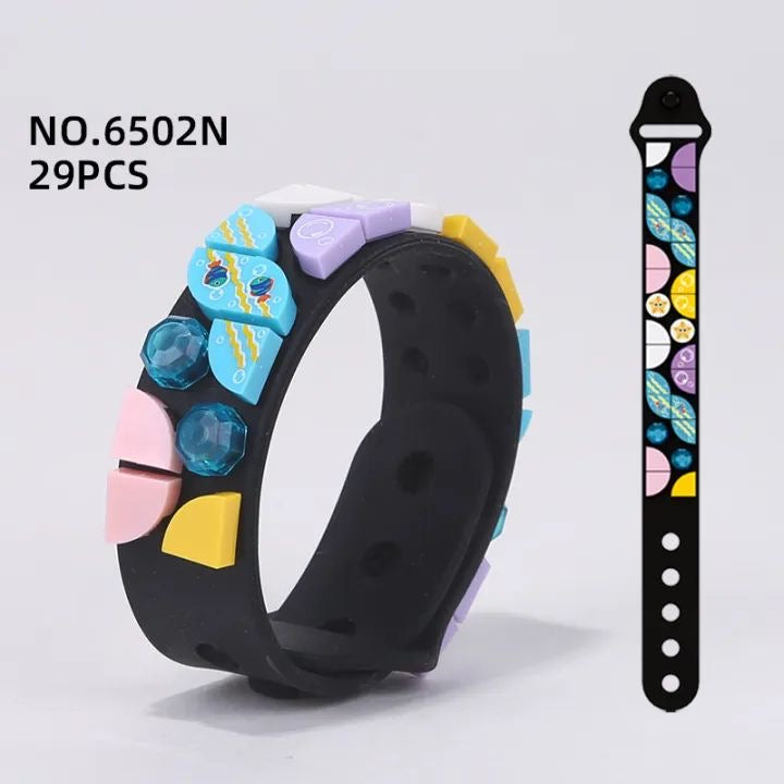 π Colourful Puzzle Lego Wrist Band Rakhi β Limited Edition Silicone Rakhi for Kids