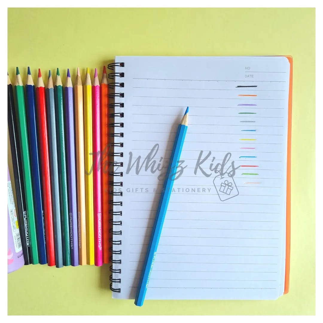 12 Pencil Colours – Smooth, Vibrant, and Durable