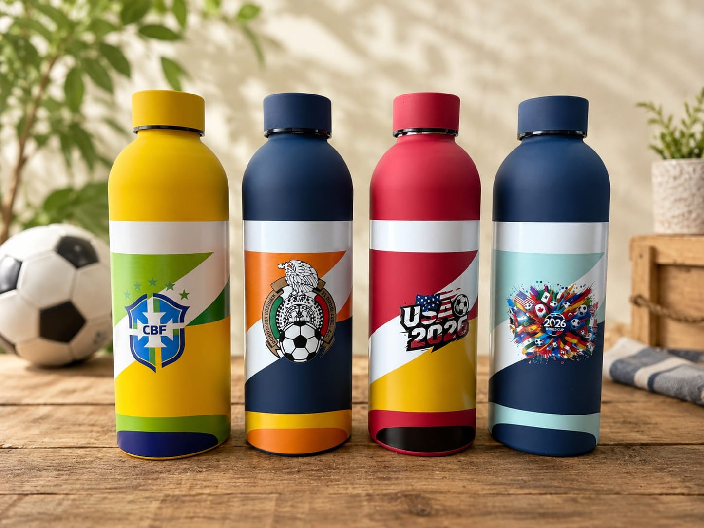 HK- 01 Football Rakhi Gift Hamper | Insulated Bottle, Football Cap & Gift Bag | Sports Gift Combo for Kids & Football Lovers