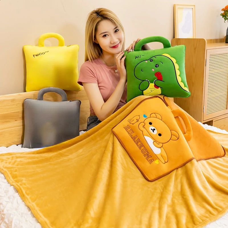 3-in-1 Multifunctional Pillow Blanket: Cozy Comfort for Travel, Home& Car For Kids