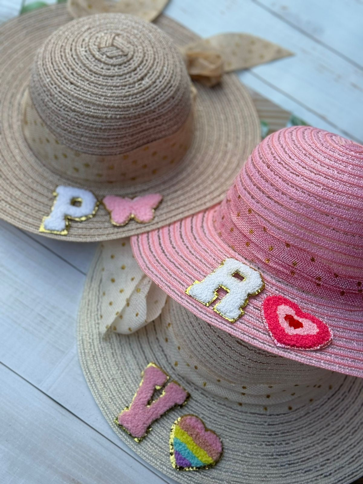 Personalized Kids Beach Hats – Custom Name Sun Hats for Boys Girls