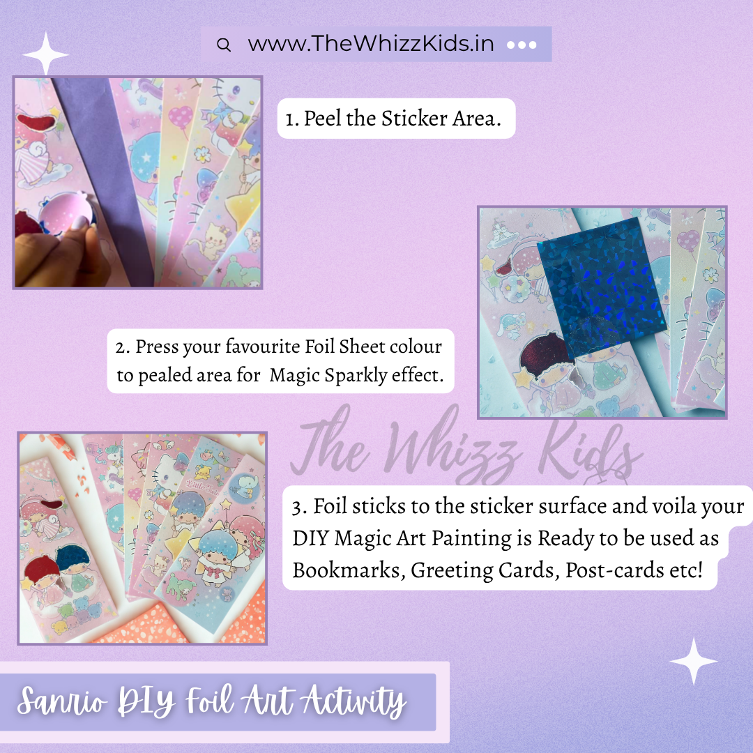 Kuromi Gift Hamper for Girls | Purple Themed Rakhi Special 2025 | Kawaii Stationery, Chocolates & DIY Set