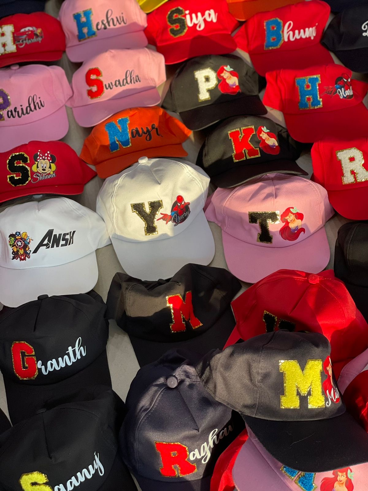 Personalized Caps for Kids – Custom Themes & Initials