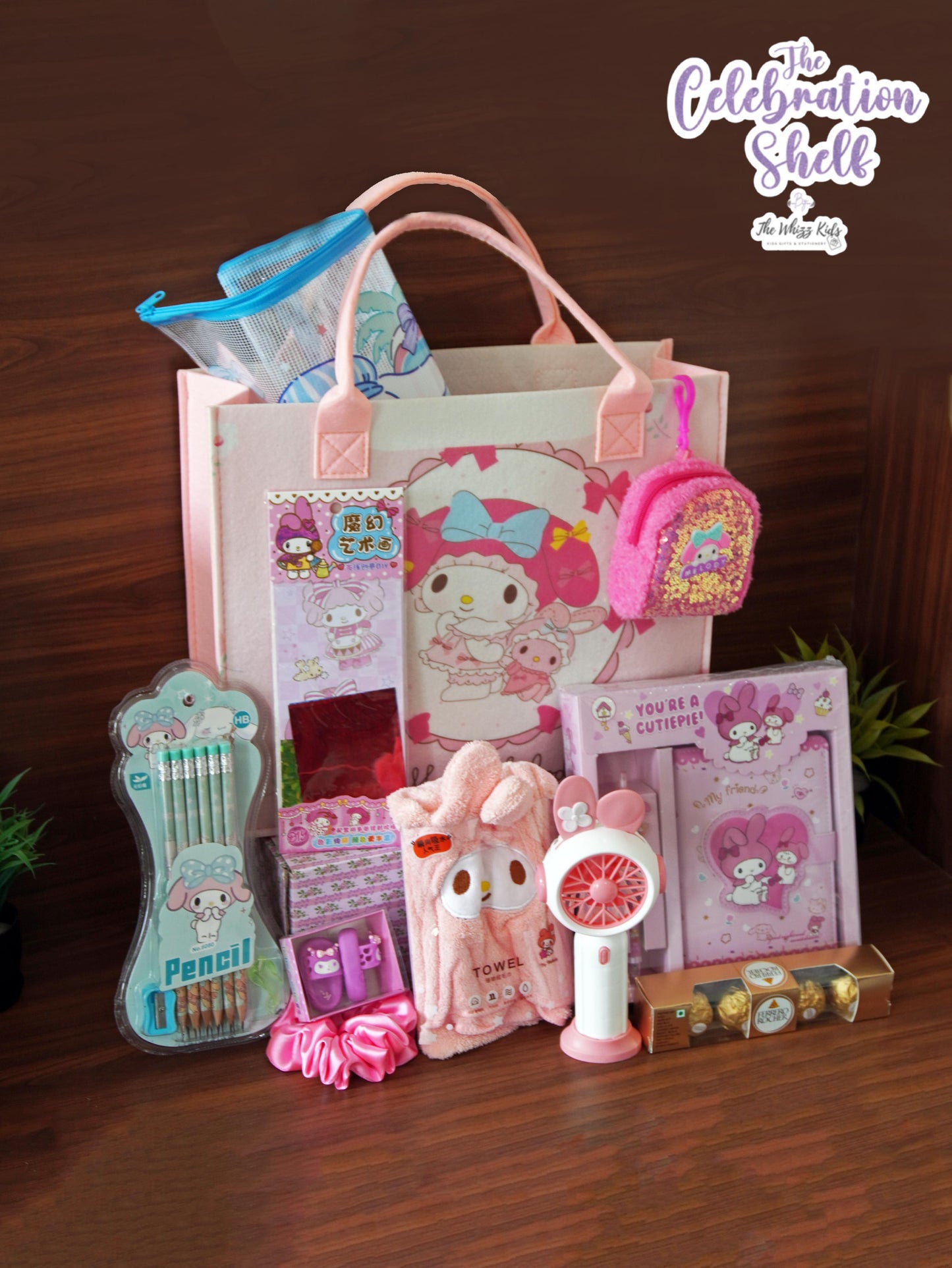 Sanrio My Melody Gift Hamper for Girls | Rakhi Special Kids Hamper 2025 | Kawaii Stationery & DIY Set (Limited Edition)