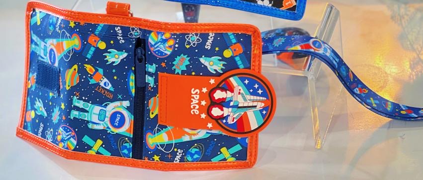 Vest Brand Luxury & Quirky 3-Fold Wallet for Kids with Sling Strap