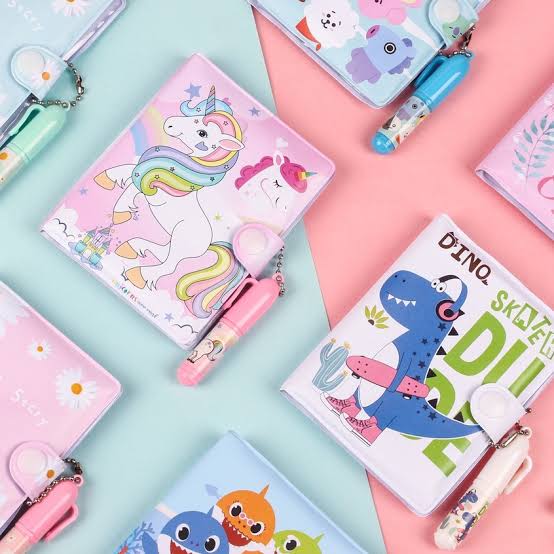 Unicorn Pocket Diary & Pen Set – Cute Gift for Kids & Unicorn Fans