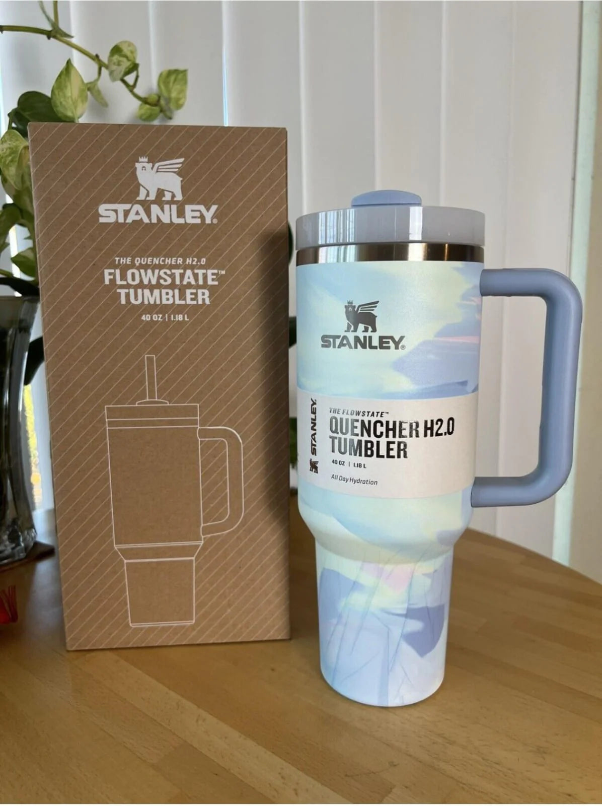 Swirl Marble Stanley The Quencher H2.0 Flowstate™ Tumbler | 1.18L (40oz) | All Day Hydration