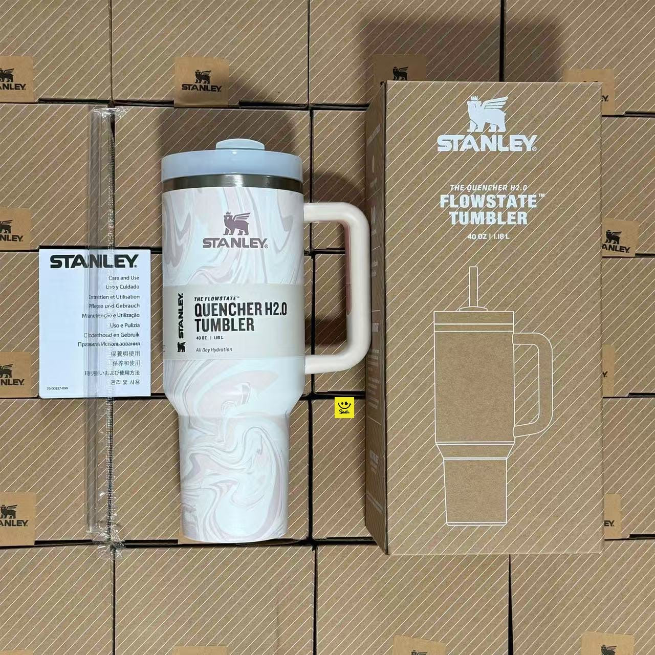 Swirl Marble Stanley The Quencher H2.0 Flowstate™ Tumbler | 1.18L (40oz) | All Day Hydration