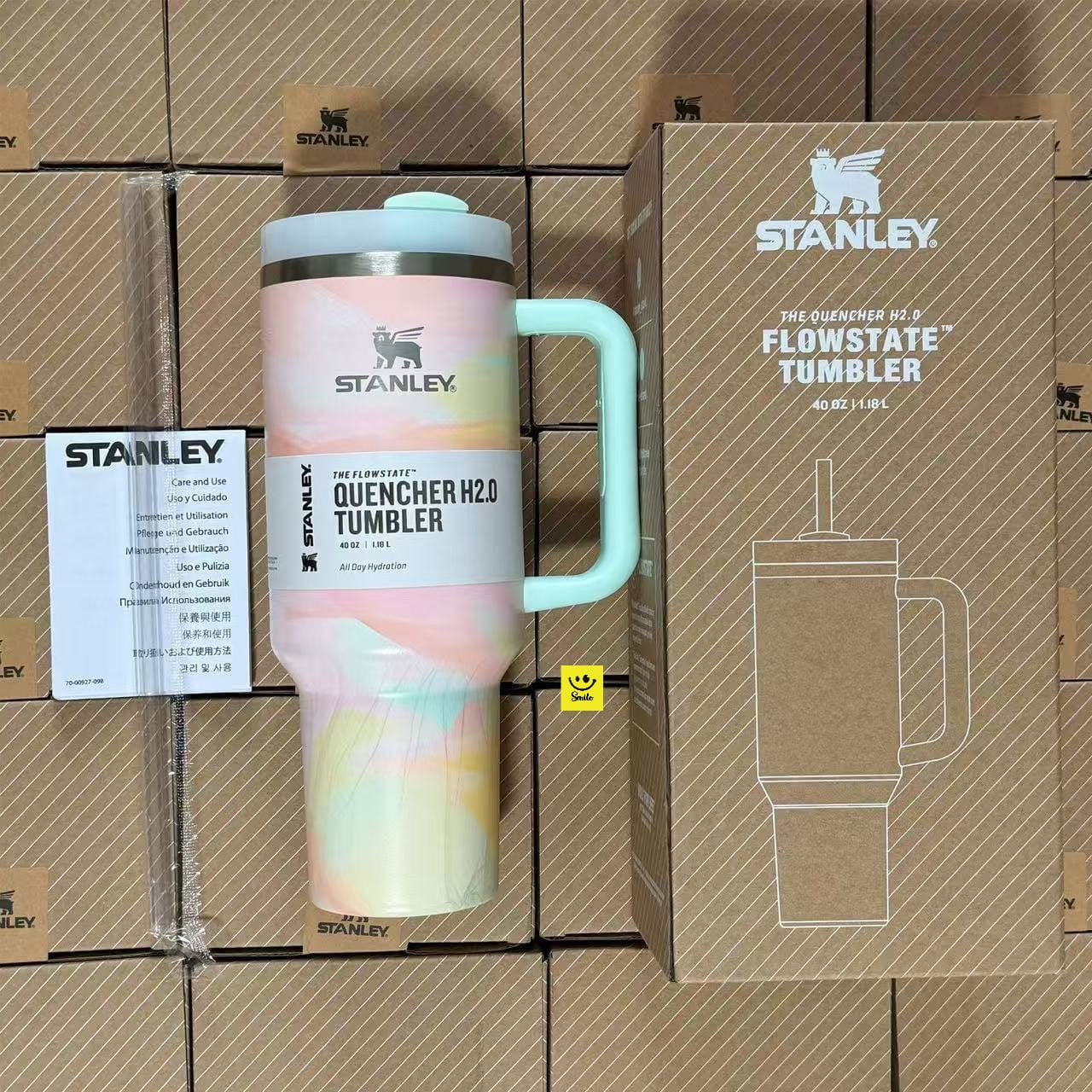 Swirl Marble Stanley The Quencher H2.0 Flowstate™ Tumbler | 1.18L (40oz) | All Day Hydration