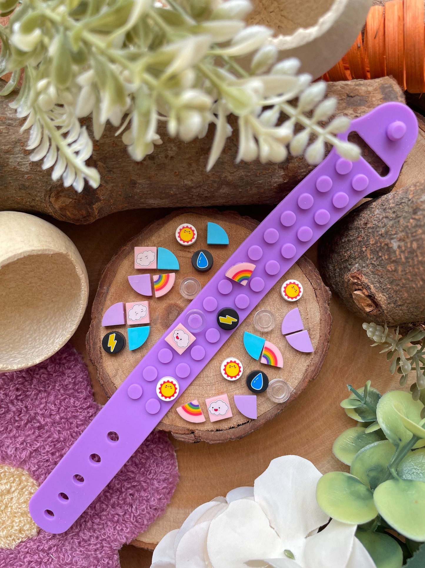 π Colourful Puzzle Lego Wrist Band Rakhi β Limited Edition Silicone Rakhi for Kids