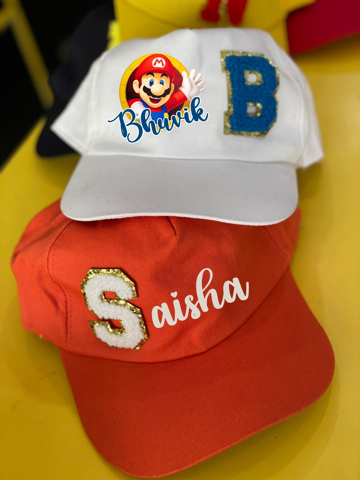 Personalized Caps for Kids – Custom Themes & Initials