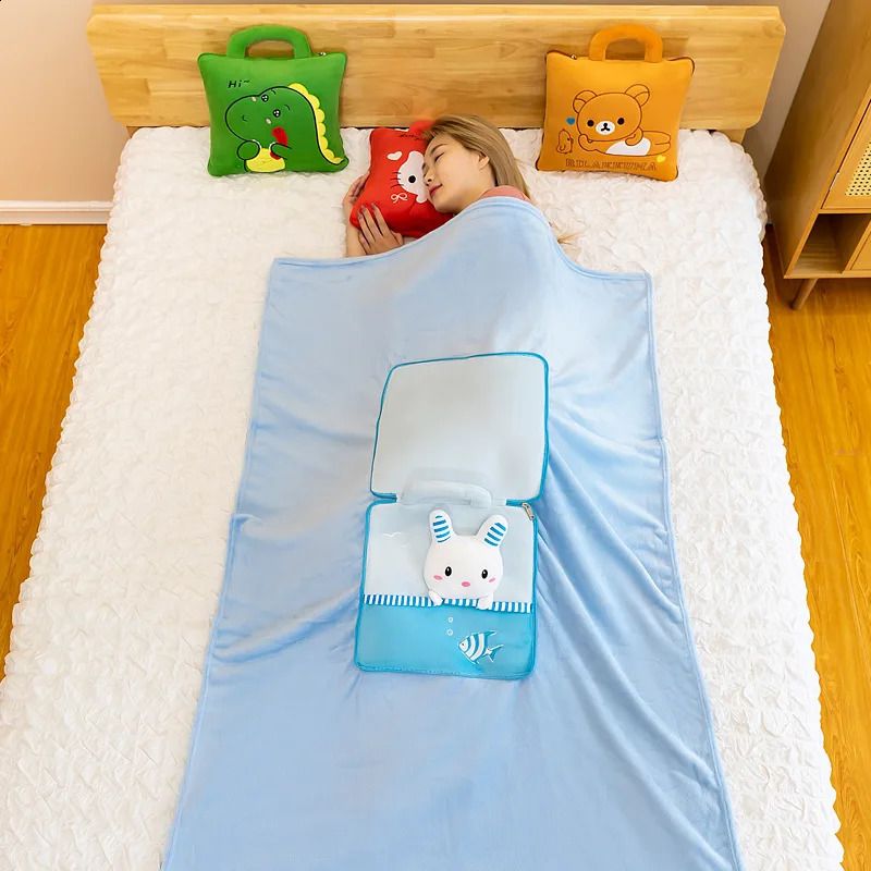 3-in-1 Multifunctional Pillow Blanket: Cozy Comfort for Travel, Home& Car For Kids