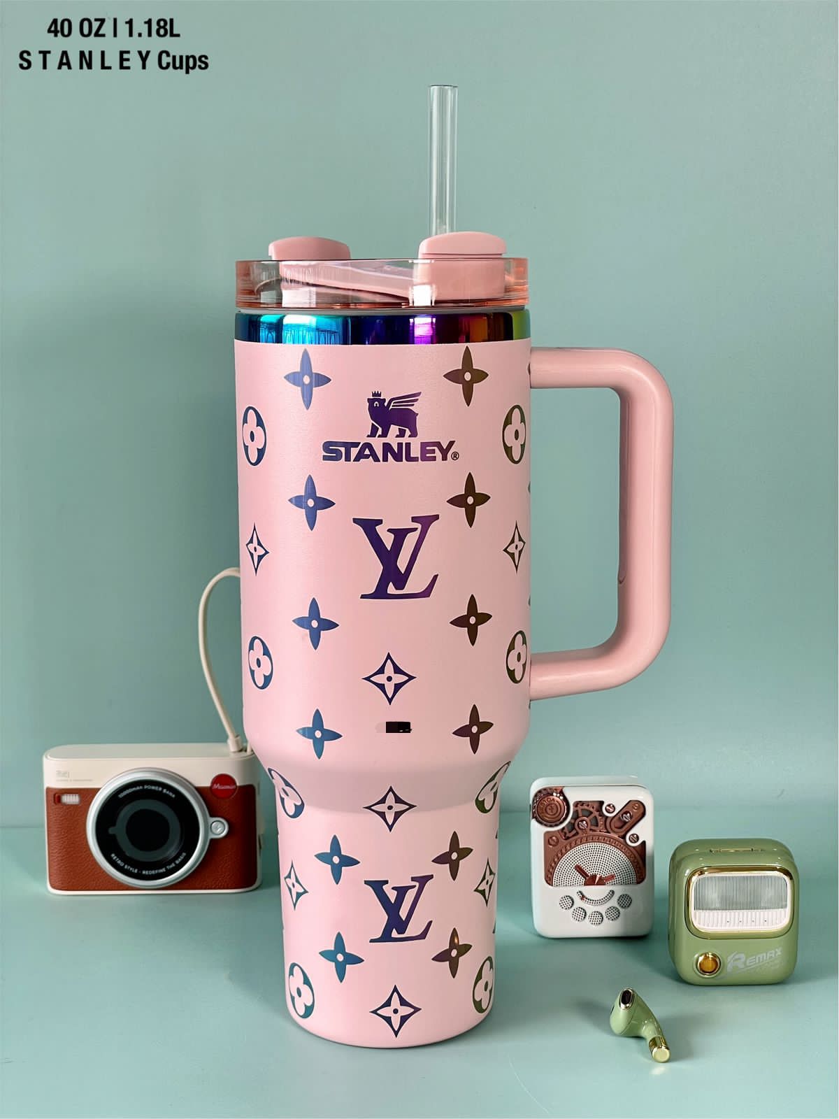LV x Stanley Amazing Insulated Tumbler with Lid & Straw