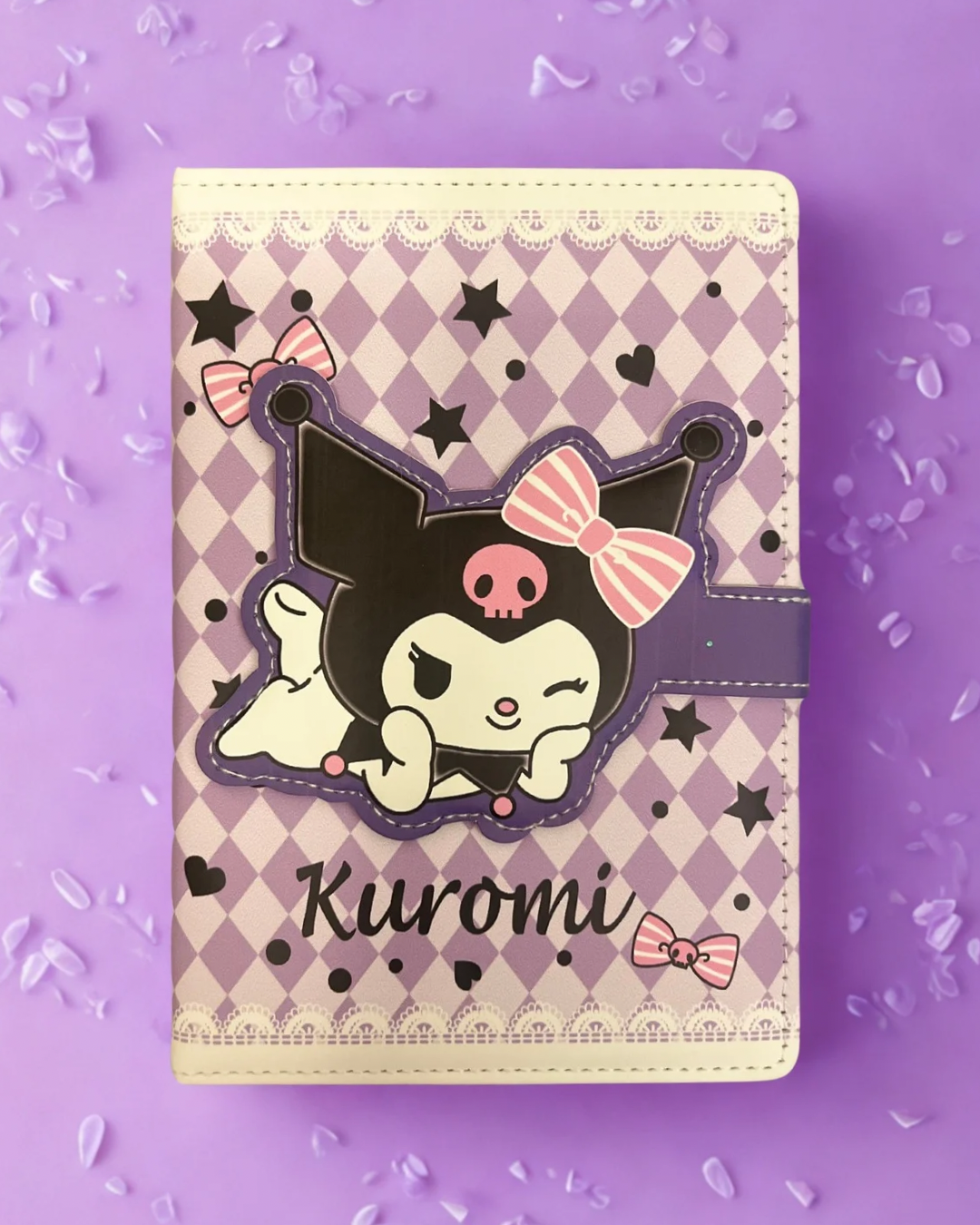 Kuromi Gift Hamper for Girls | Purple Themed Rakhi Special 2025 | Kawaii Stationery, Chocolates & DIY Set