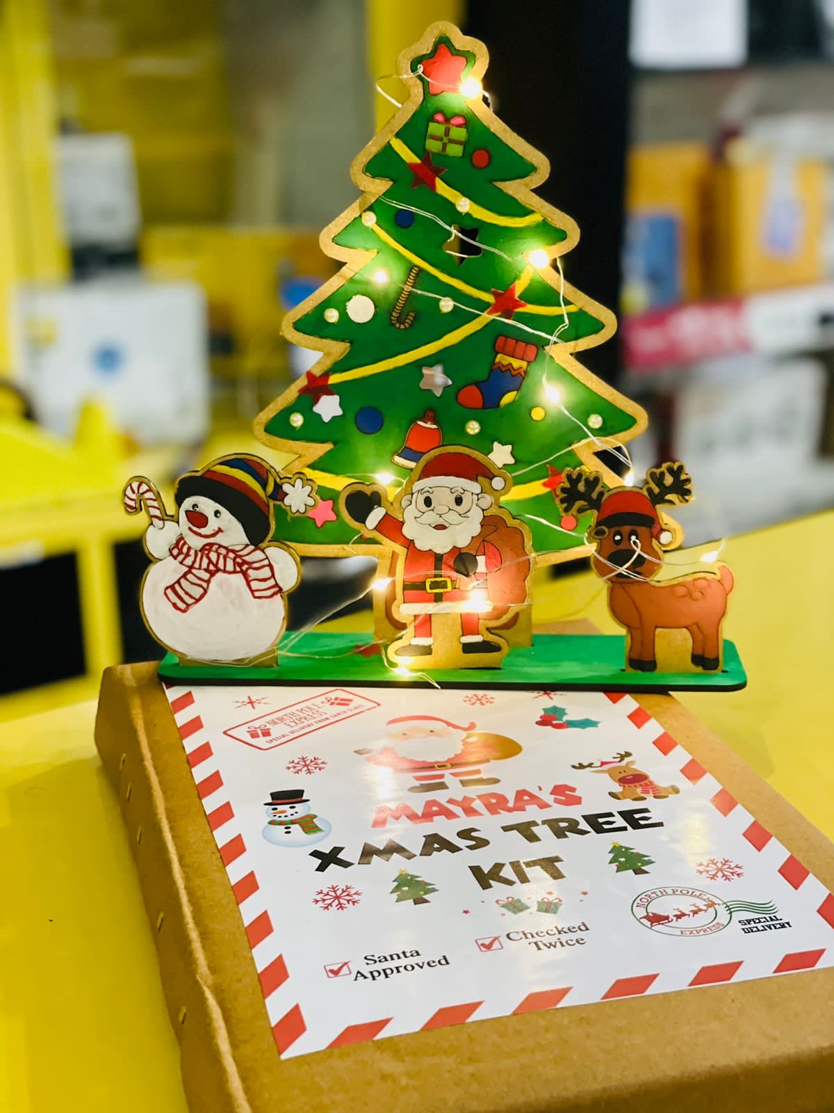 DIY Christmas Tree Activity Kit – A Personalized Holiday Craft for Kids!