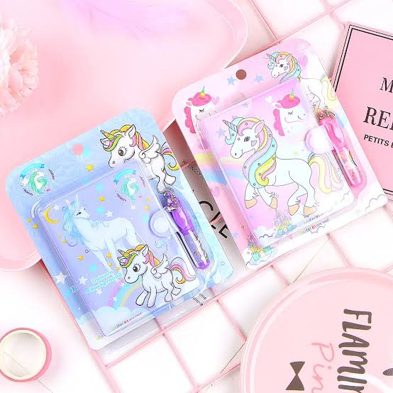 Unicorn Pocket Diary & Pen Set – Cute Gift for Kids & Unicorn Fans