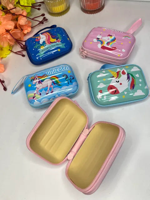 Unicorn Coin Case 2.0 – Multipurpose Pouch for Kids with Superhero Designs