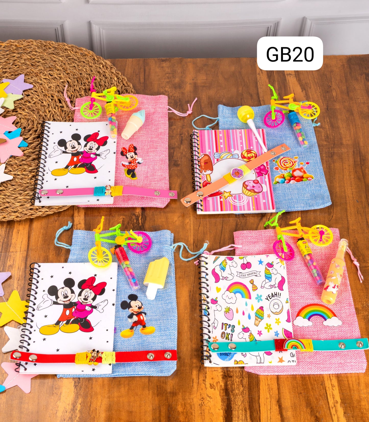 GB 20π Personalised Potli Rakhi Hamper β Custom Initial Jute Pouch + Premium Band & Gifts