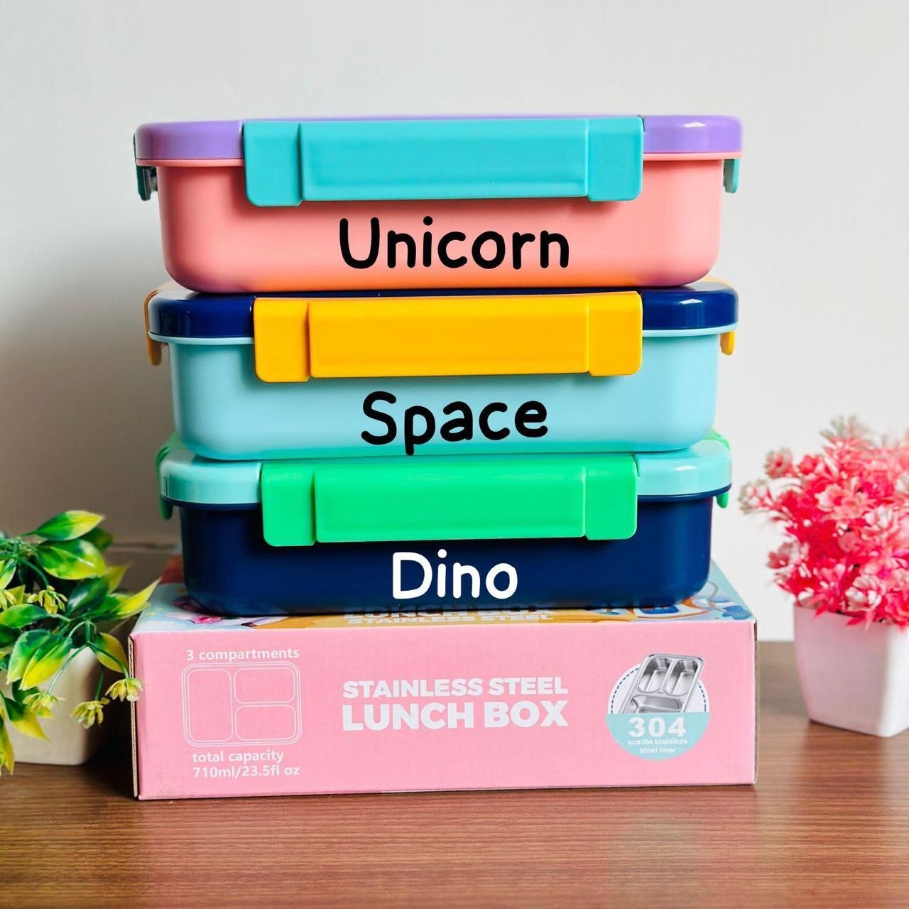 Insulated 3-Grid Bento Lunch Box – 100% Spill-Proof & Leakproof