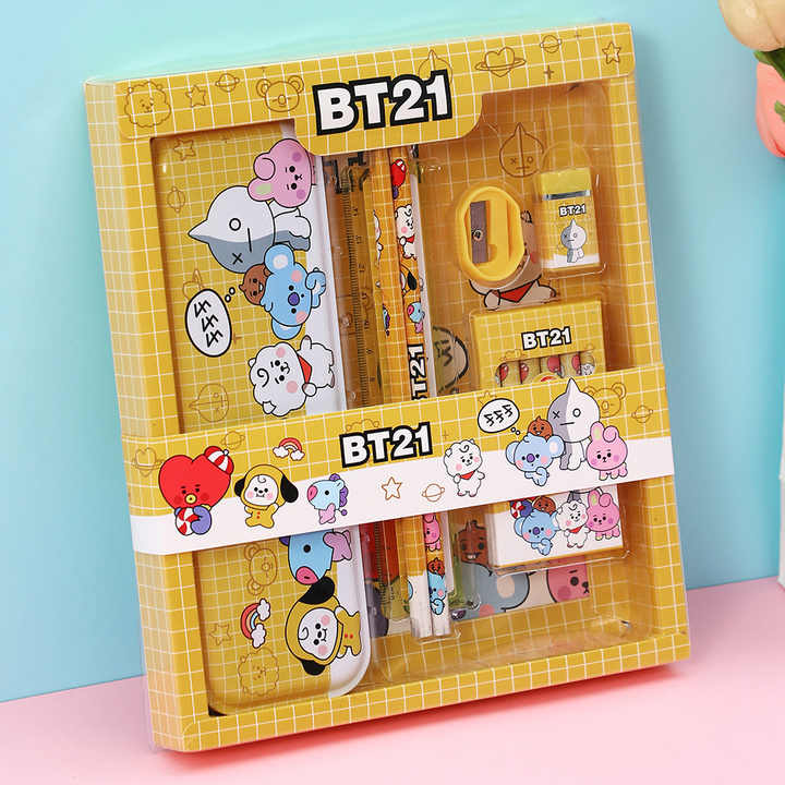 Unicorn Stationery Set Gift Box with Iron Case – School Supplies for Kids