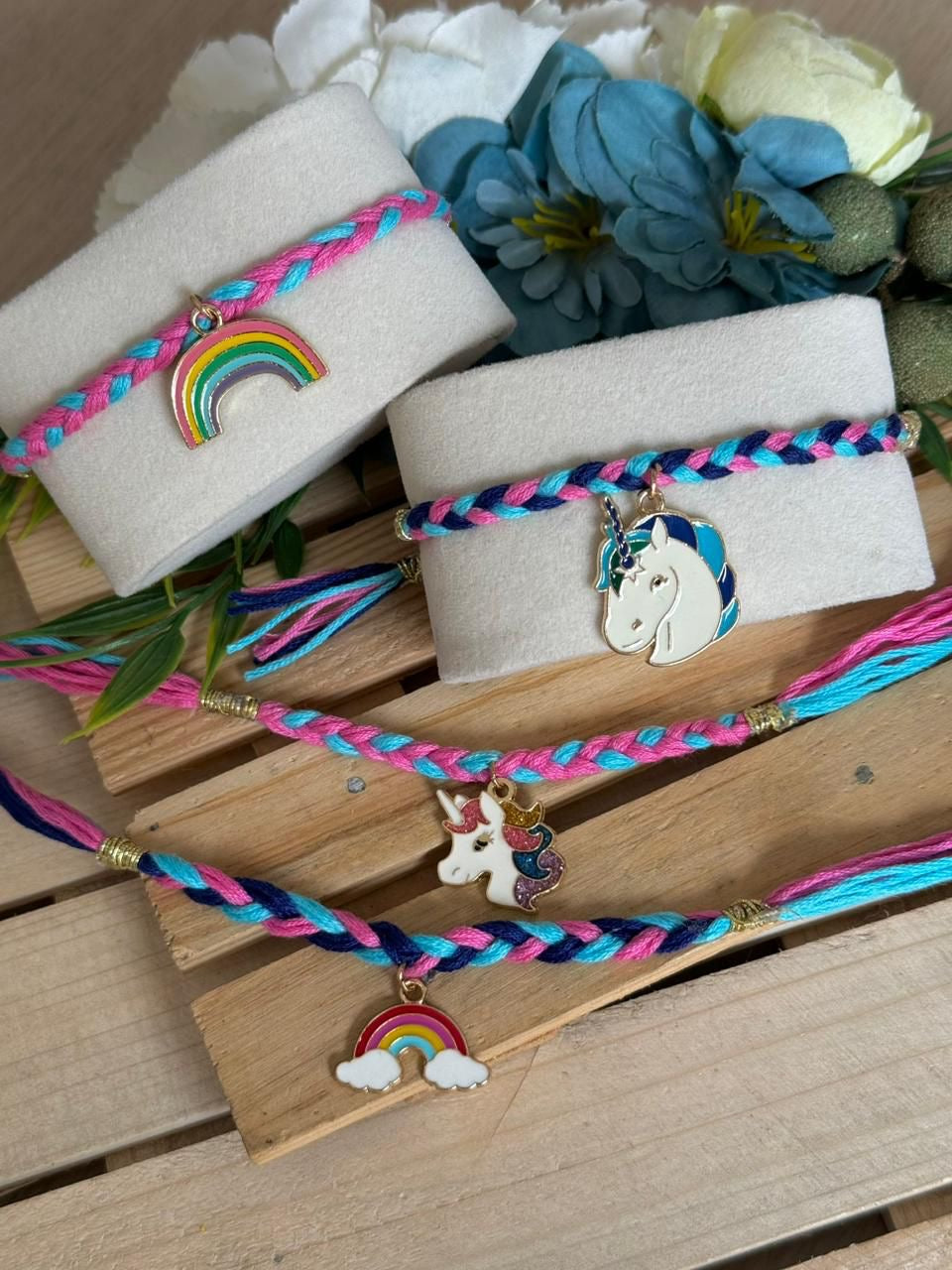 LK-01 ๐ Super Cute Character Charm Rakhis for Kids โ Unicorn, Superhero, Rainbow & More (New 2025 Themes)