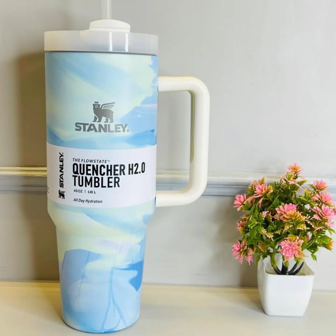 Swirl Marble Stanley The Quencher H2.0 Flowstate™ Tumbler | 1.18L (40oz) | All Day Hydration