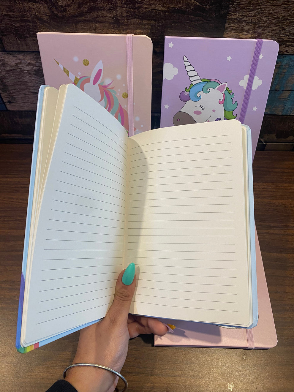 Fancy Unicorn Hardbound Diary with Flexible Bookmark