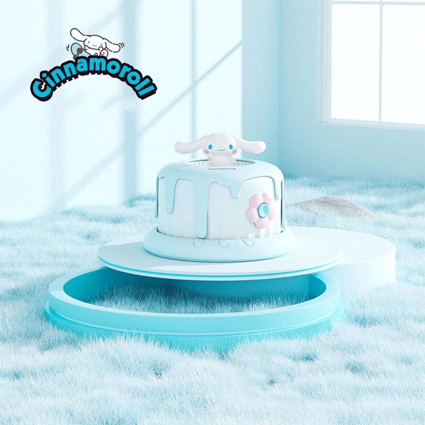 Sanrio Cake-Shaped Kuromi Bluetooth Speaker โ Cute Wireless 5W Speaker for Gifting & Decor (1200mAh, Bluetooth 5.0)