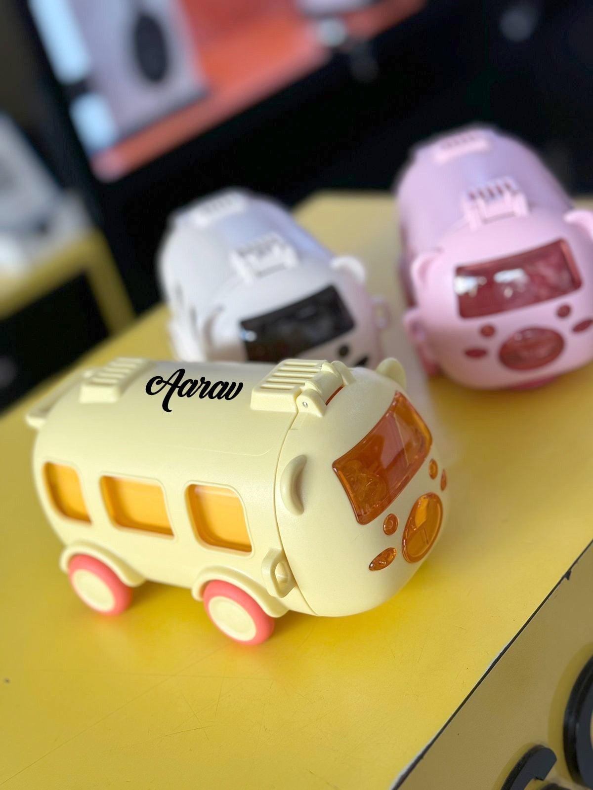 Kids Bus Sipper Bottle β 500ml BPA-Free Water Bottle with Strap | Online India