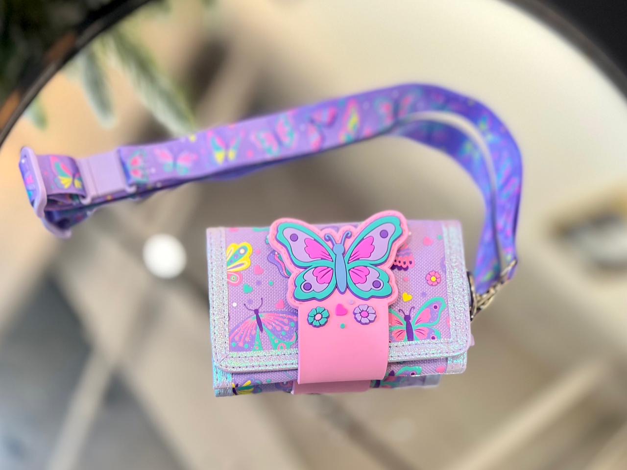 Vest Brand Luxury & Quirky 3-Fold Wallet for Kids with Sling Strap