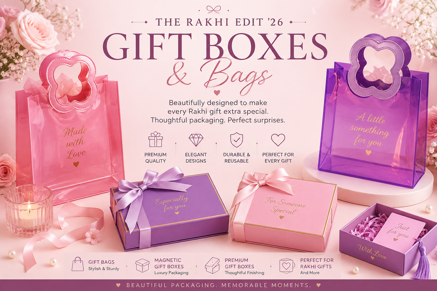 GIFT BOXES & BAGS