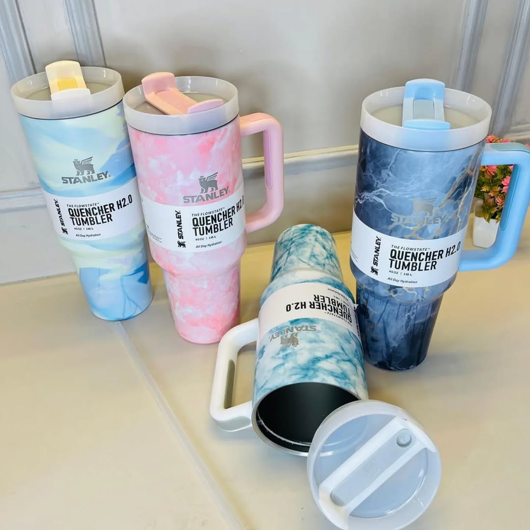 Swirl Marble Stanley The Quencher H2.0 Flowstate™ Tumbler | 1.18L (40oz) | All Day Hydration