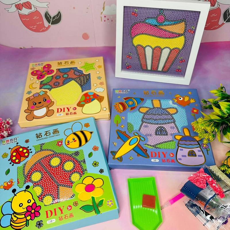 DIY Diamond Painting Kit – Perfect Return Gift for Kids 🎨✨
