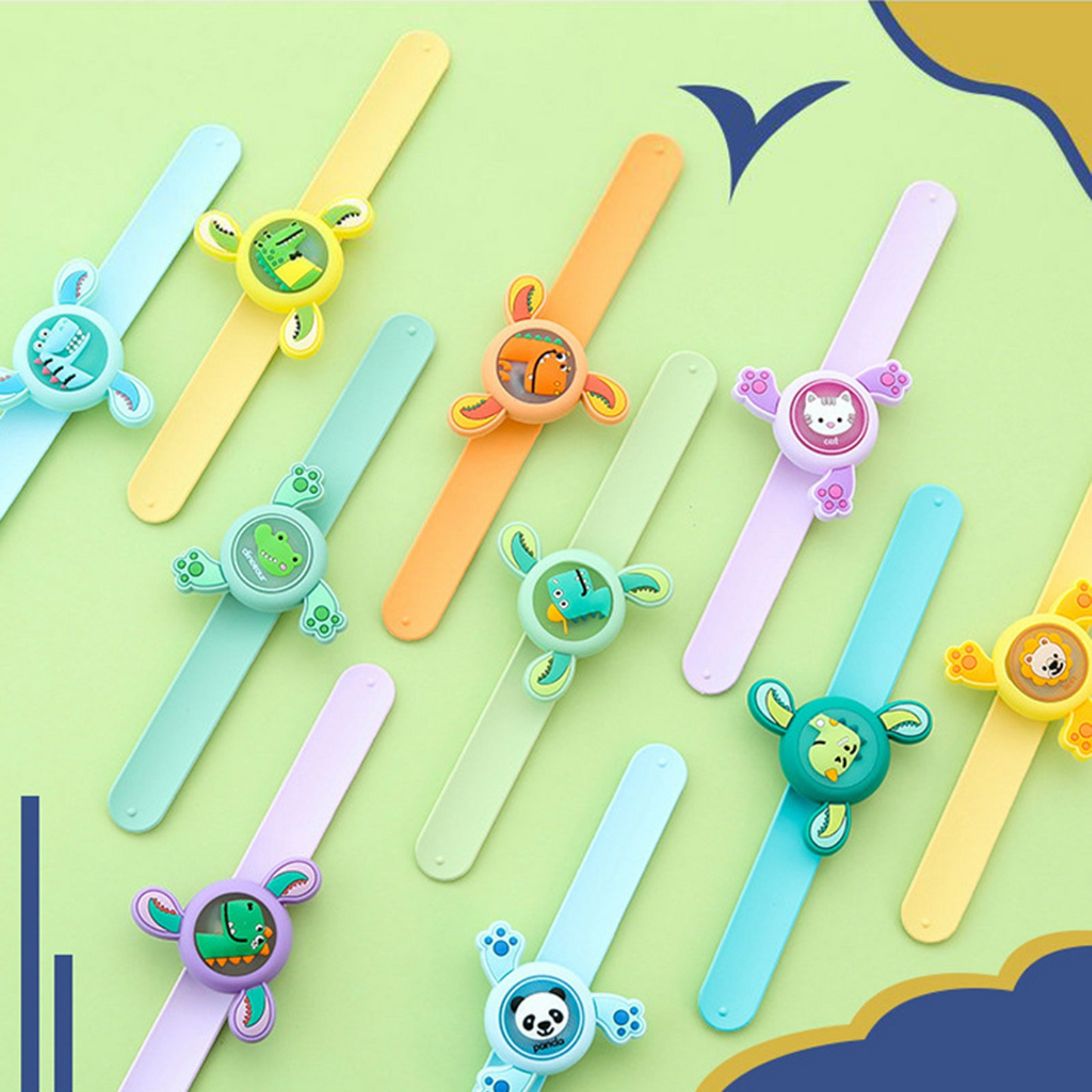 🌀 LED Mosquito Repellent Spinner Band – Fun & Functional Reusable Rakhi