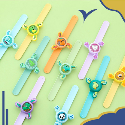 🌀 LED Mosquito Repellent Spinner Band – Fun & Functional Reusable Rakhi