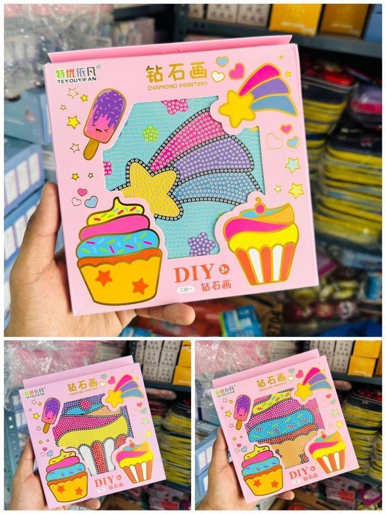 DIY Diamond Painting Kit – Perfect Return Gift for Kids 🎨✨