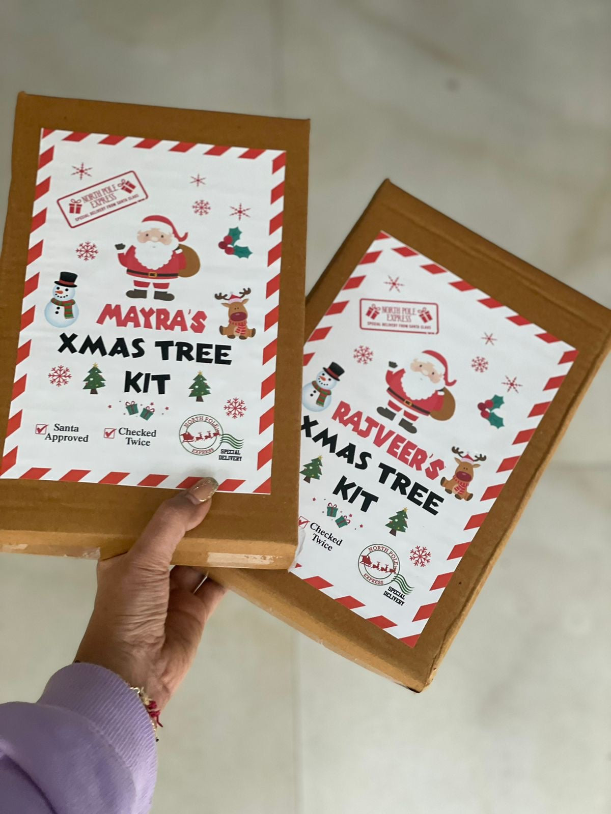 DIY Christmas Tree Activity Kit – A Personalized Holiday Craft for Kids!