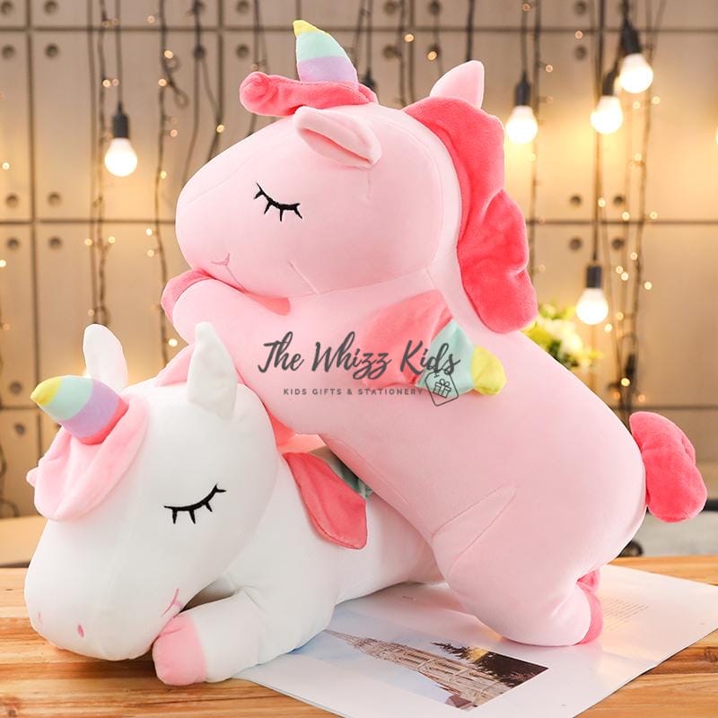✨ Unicorn Plush Soft Toy for Kids – 40cm | Cute Birthday Return Gift, Soft Stuffed Toy for Girls